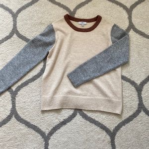 Cashmere Color-block Sweater